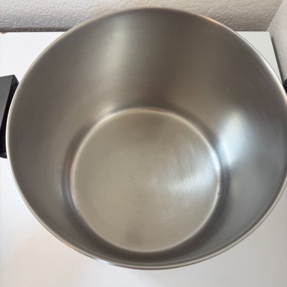 Vintage Revere Ware 8 QT Stock Pot w/ Lid Copper Clad 1801 Clinton ILL USA - Picture 9 of 16